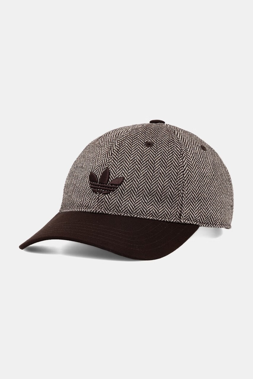 adidas Originals čiapka so šiltom s prímesou vlny