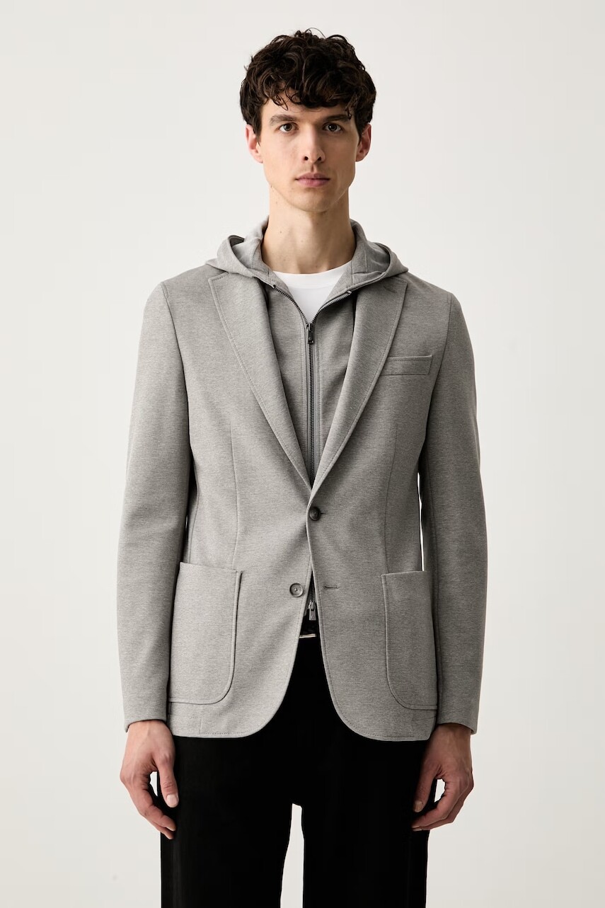 BOSS jednoradové sako pánske C-Hanry-J-HD-263