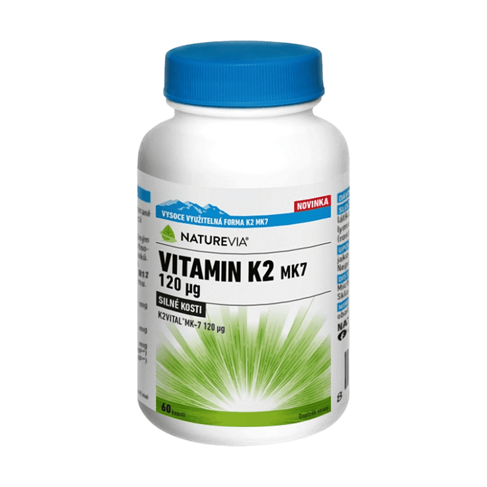 NATUREVIA Vitamín K2 MK7 120 mcg 60 kapsúl