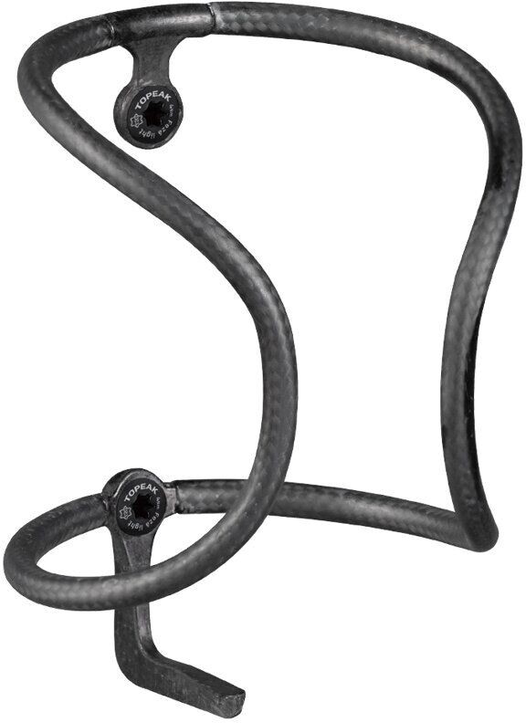 TOPEAK košík na fľašu FEZA CAGE TUBULAR CARBON R10S čierna Veľkosť: UNI