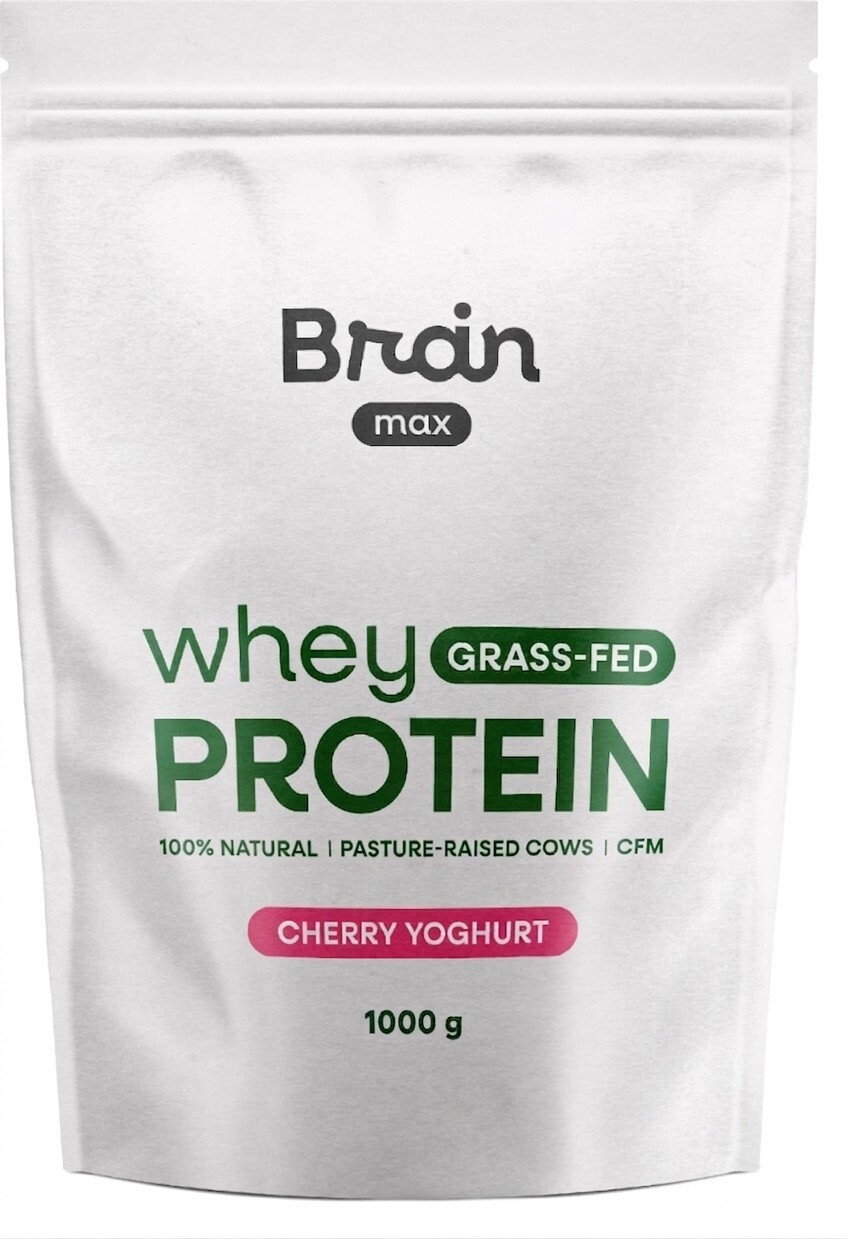 BrainMax Grass-fed Whey Protein - Čerešňový jogurt 1000 g