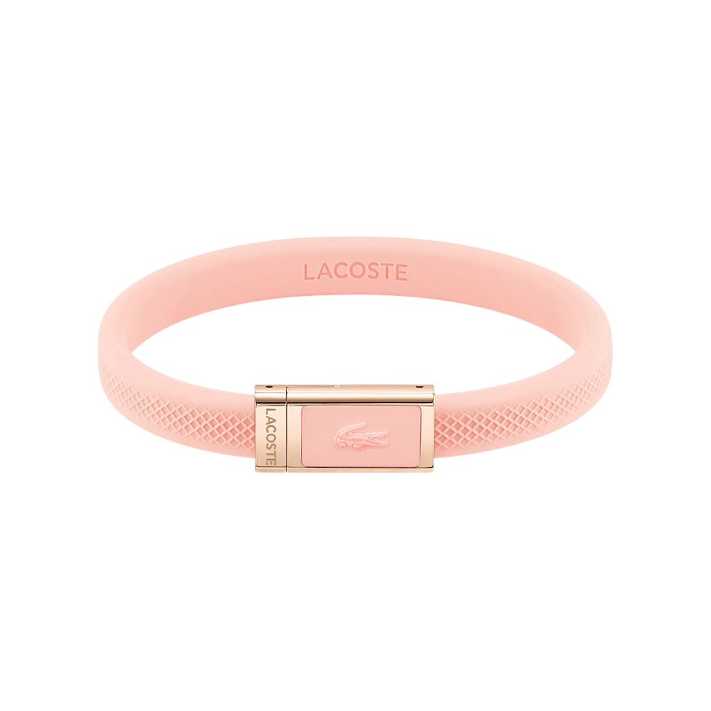 Lacoste Ružový silikónový náramok 2040065