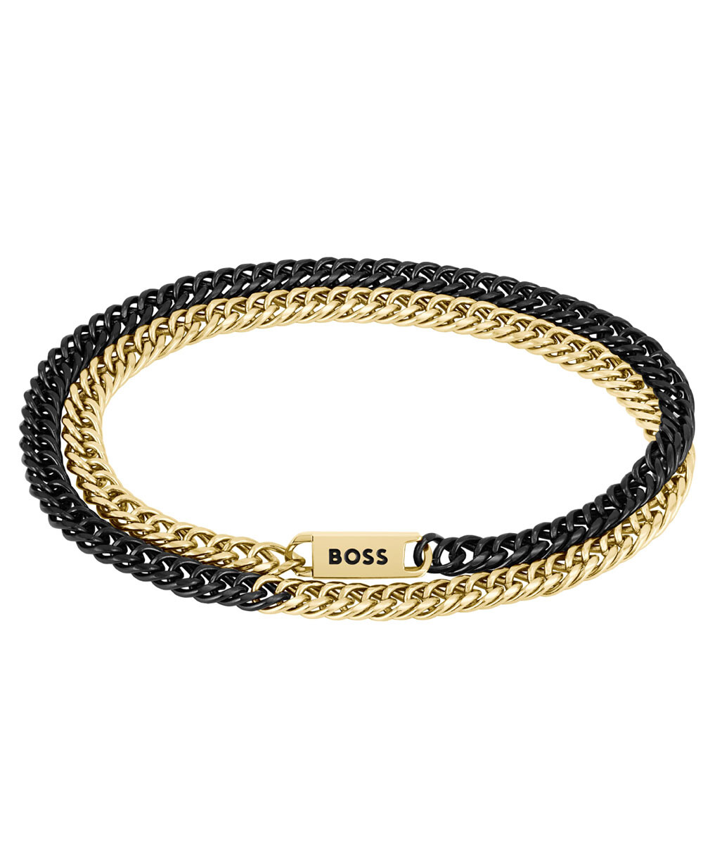 Hugo Boss Bicolor náramok pre mužov Jaxe 1580392 19 cm