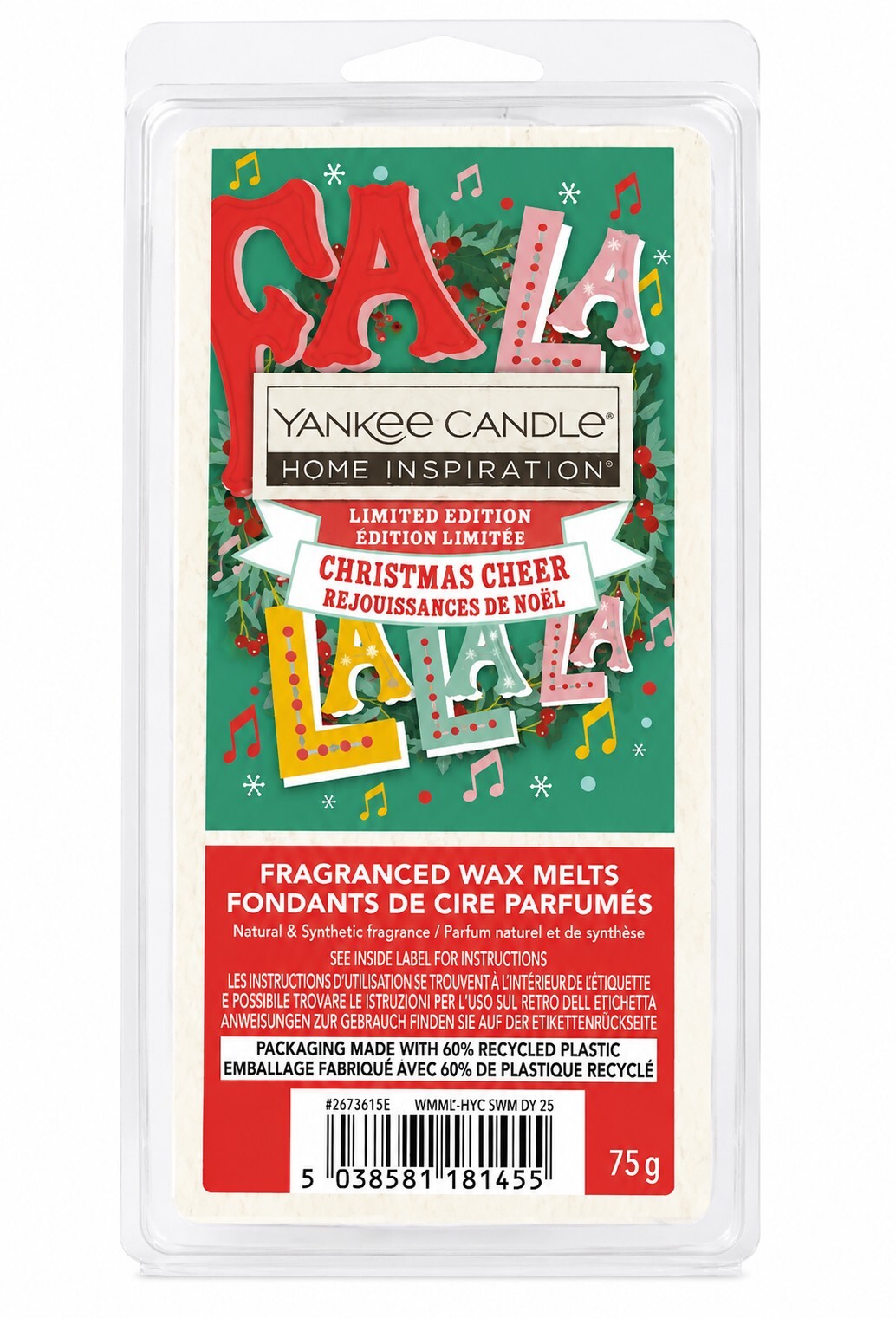 Yankee Candle Vonný vosk Fa La La La Wa Wax Melts 75 g