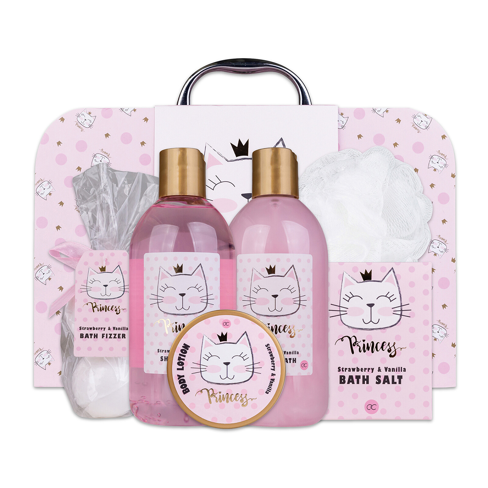 Accentra Darčeková sada v papierovom kufríku Princess Kitty