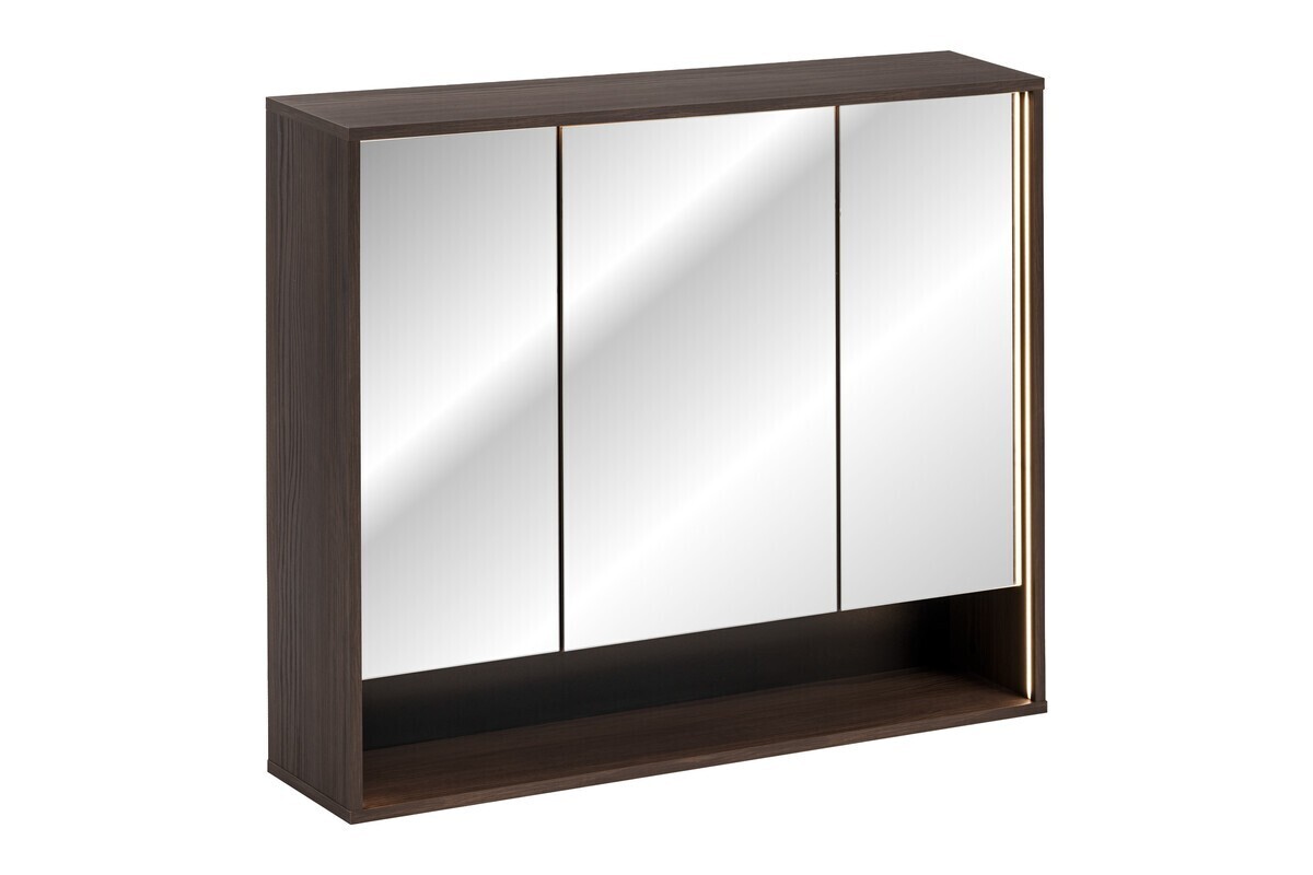 Závěsná LED zrcadlová skříňka Dorothy 84-100-3D dub ristretto
