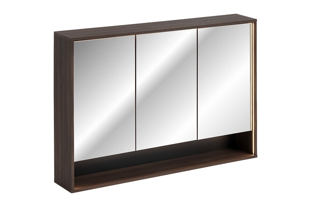Závěsná LED zrcadlová skříňka Dorothy 84-120-3D dub ristretto