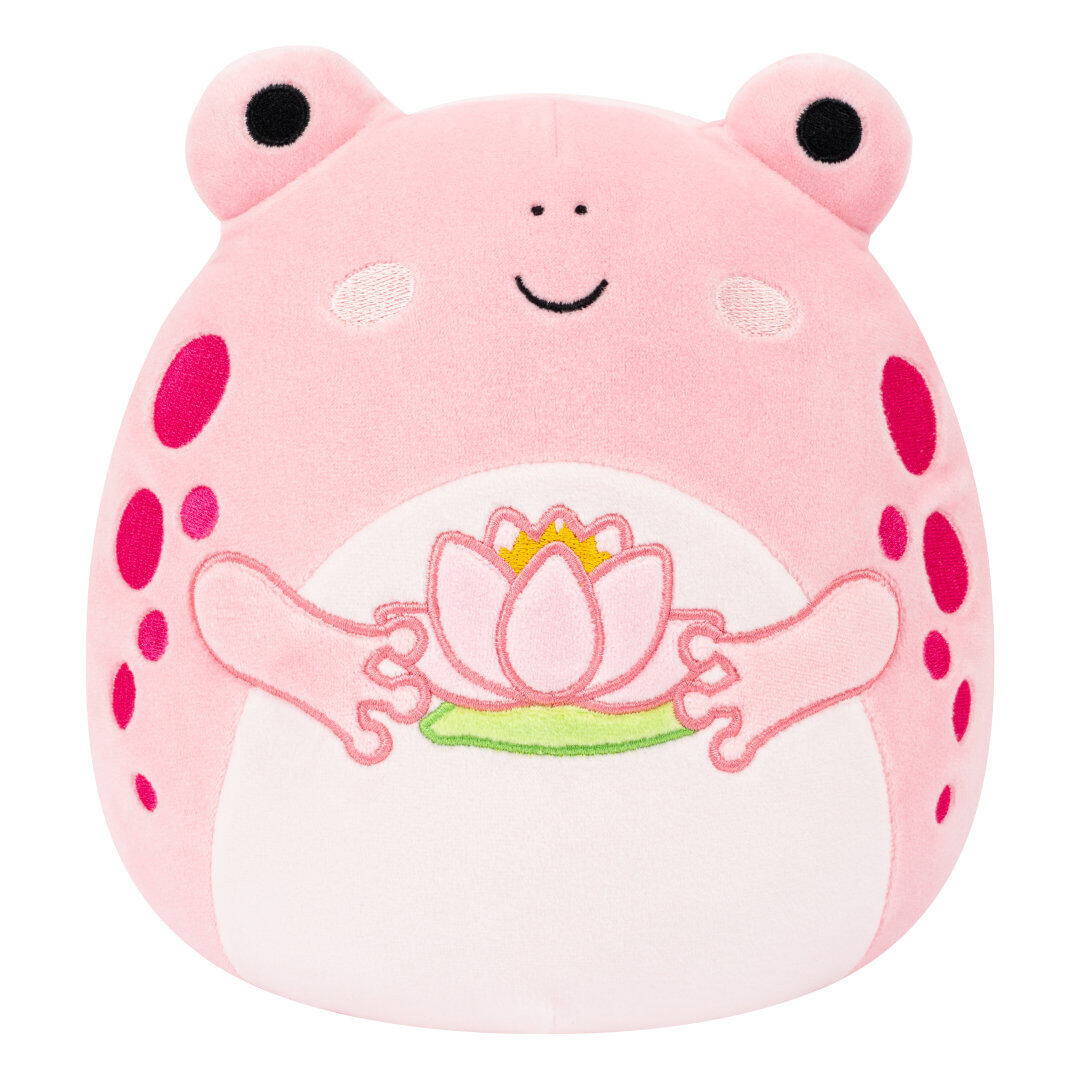 SQUISHMALLOWS Ružová žaba s leknom - Lonina