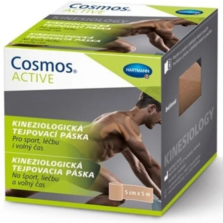 COSMOS Active kineziologická tejpovacia páska 5 x 5 cm 1 x 1 ks