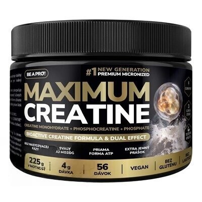 BE A PRO! Maximum creatine dual effect prášok 225 g