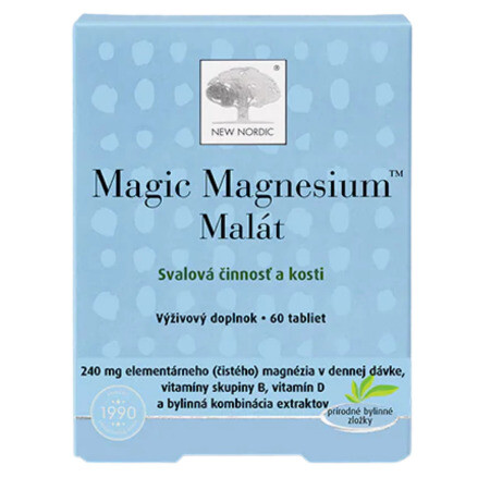 NEW NORDIC Magic magnesium malate 60 ks