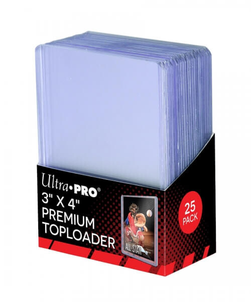 UltraPro Toploader 3x4 Ultra Clear Premium - 25 ks