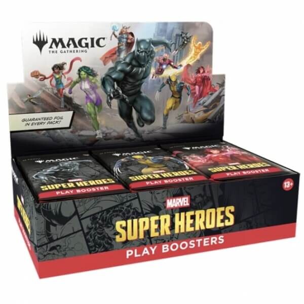 Wizards of the Coast Magic The Gathering Marvel Super Heroes Play Booster Box