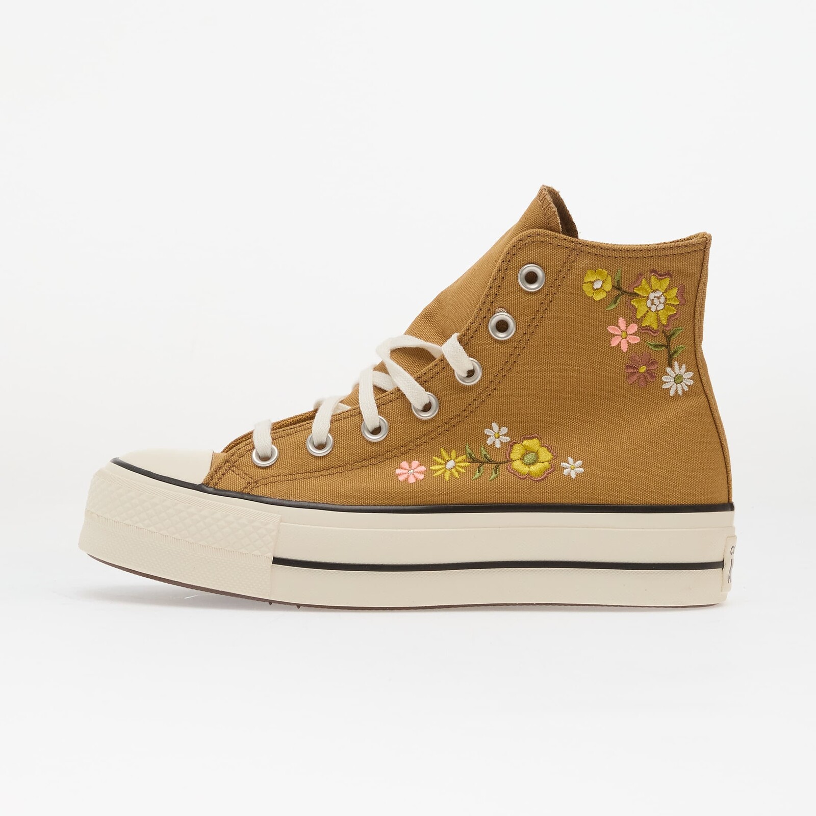 Tenisky Chuck Taylor All Star Lift Embroidered Flowers - Converse Honey Stick/ Egret EUR 36.5