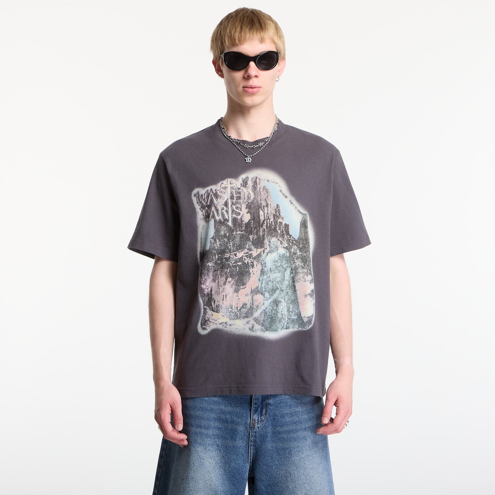 Tričko Wasted Paris Helheim T-Shirt Old Black XL
