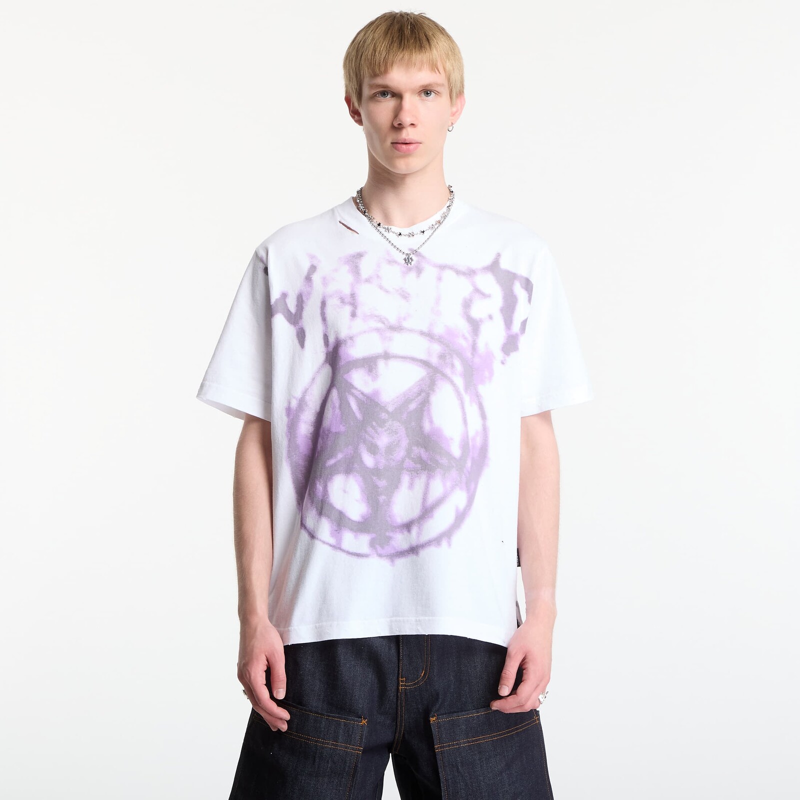 Tričko Wasted Paris Banshee T-Shirt White L