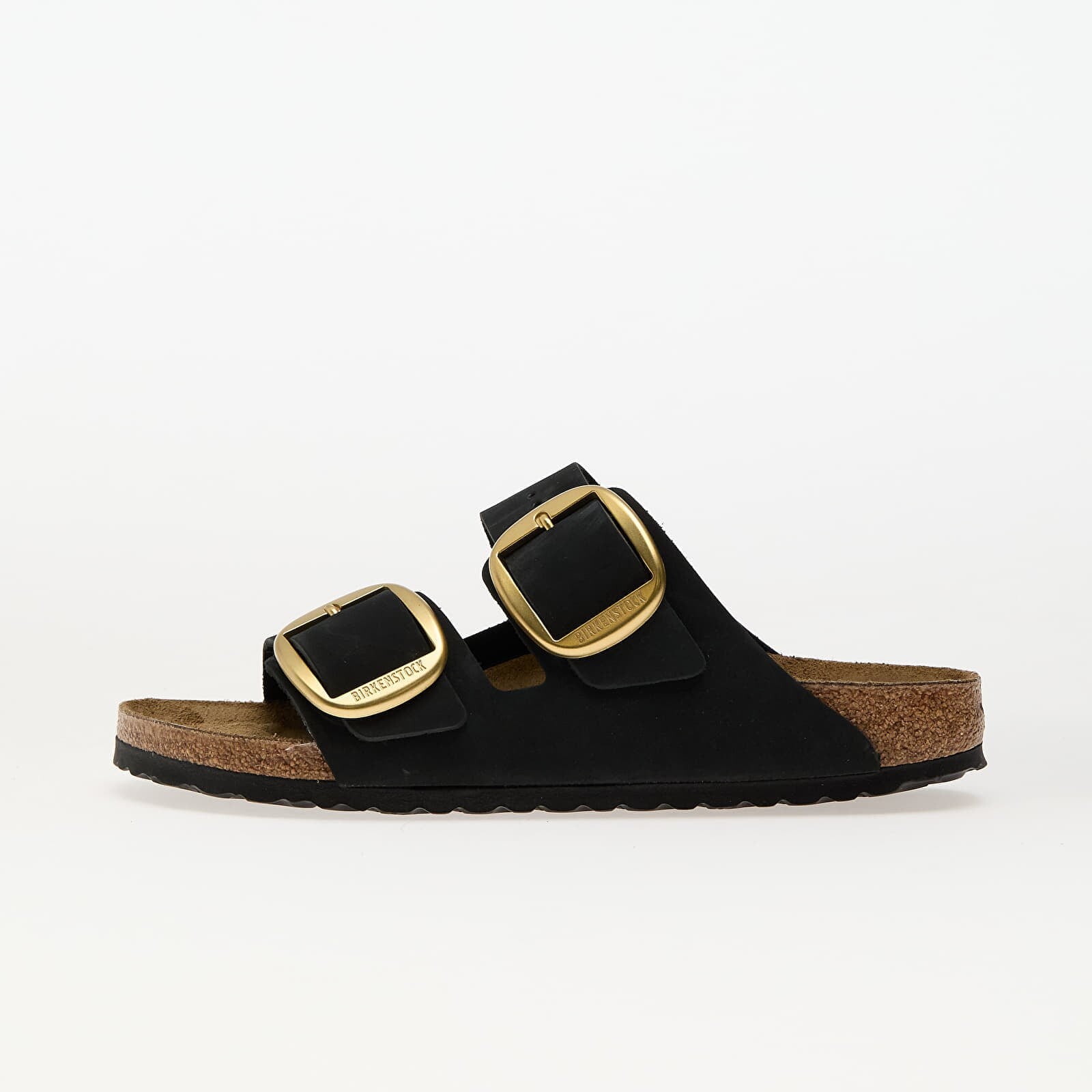 Tenisky Birkenstock Arizona Big Buckle Nubuk Leather Black EUR 41