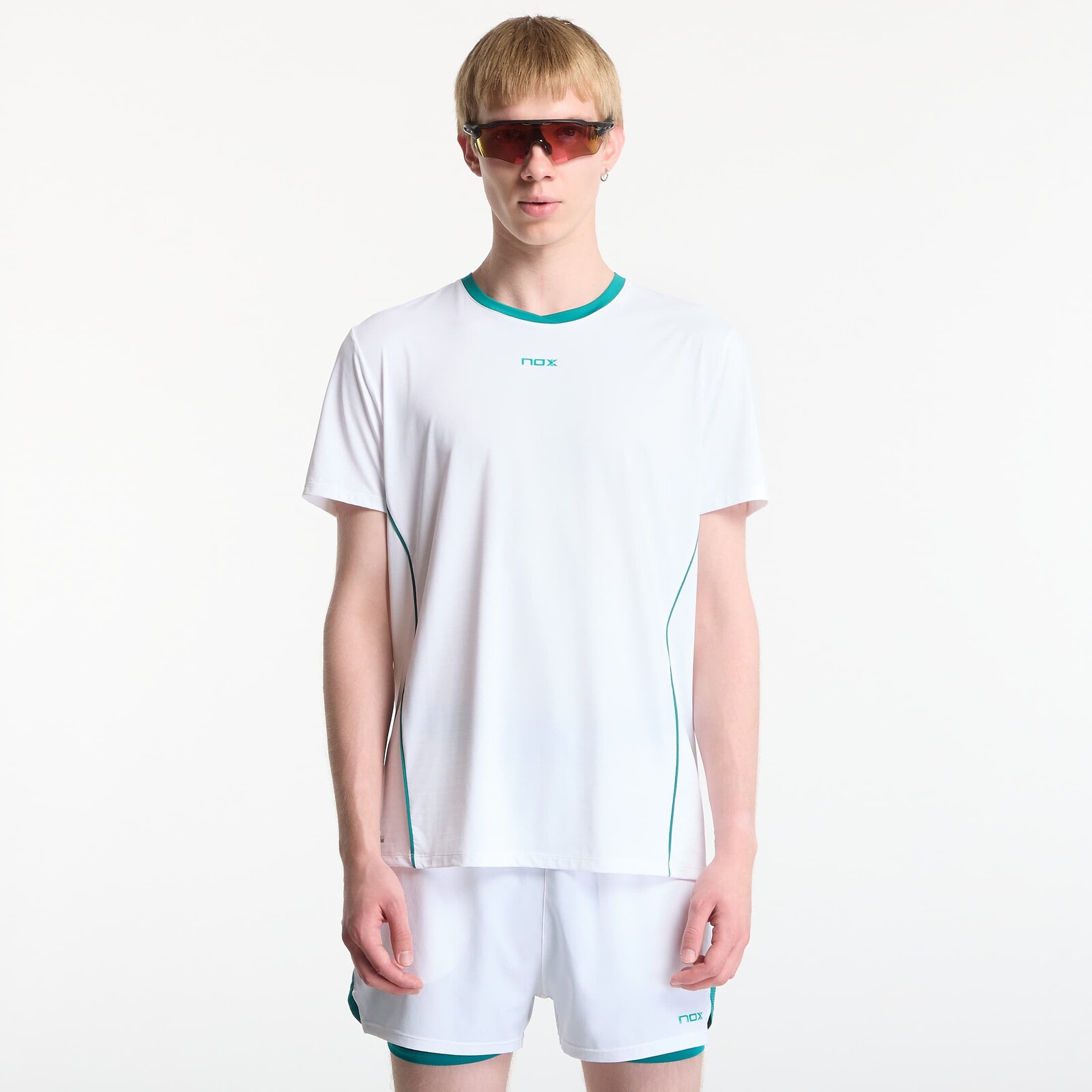 Tričko Nox Pro T-Shirt White/ Ivy Green M