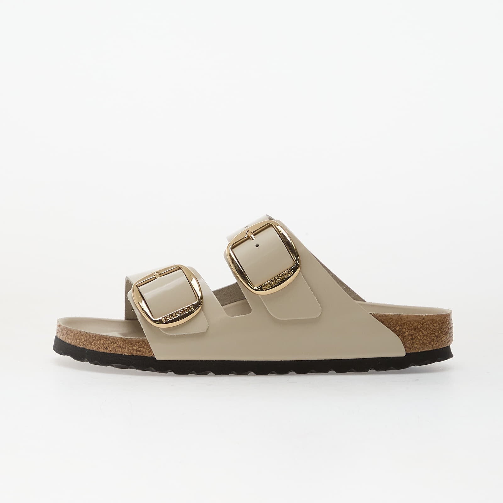 Tenisky Birkenstock Arizona Big Buckle Natural Leather Patent Women High-Shine Oyster EUR 41
