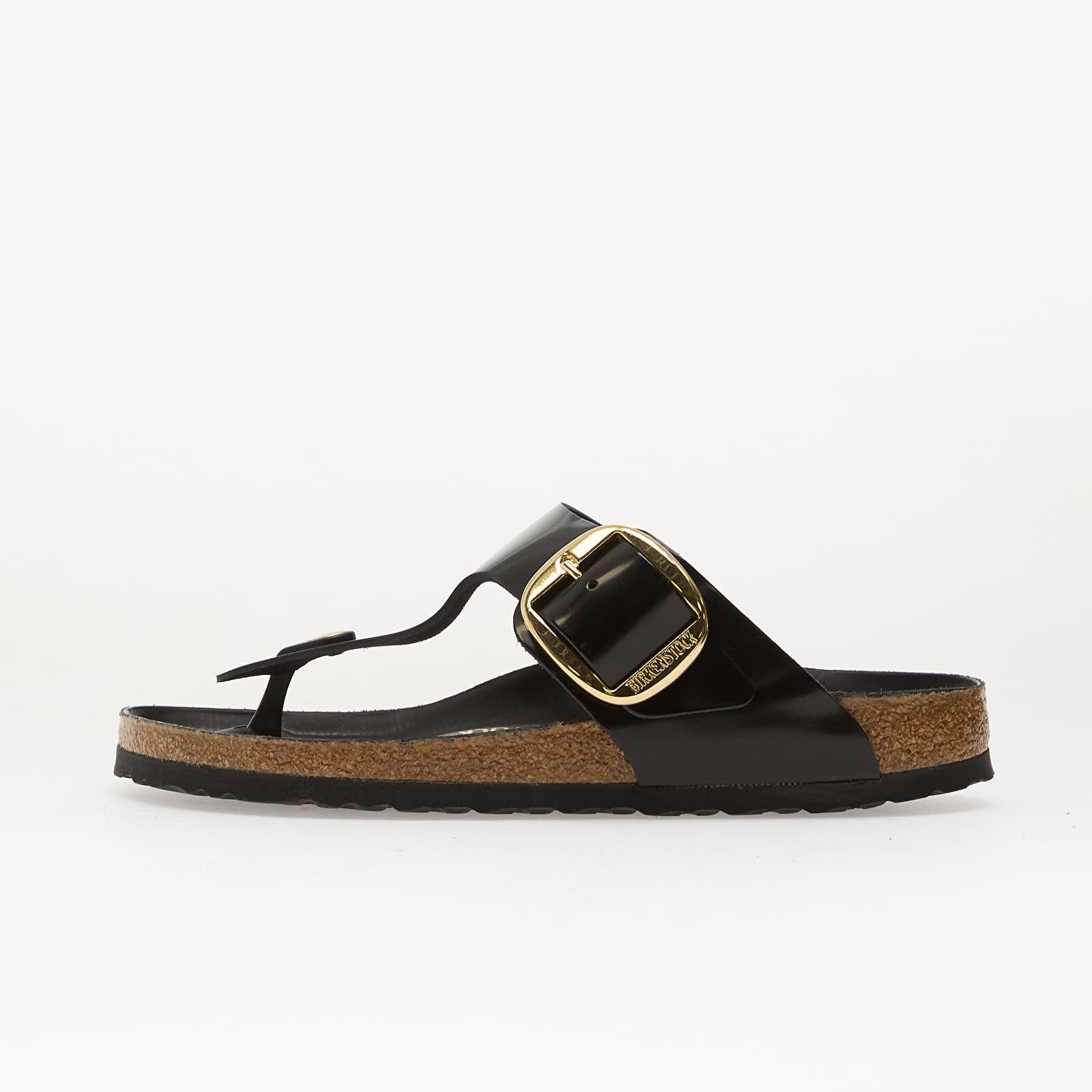 Tenisky Birkenstock Gizeh Big Buckle Natural Leather Patent Women Nappa Glamour EUR 38