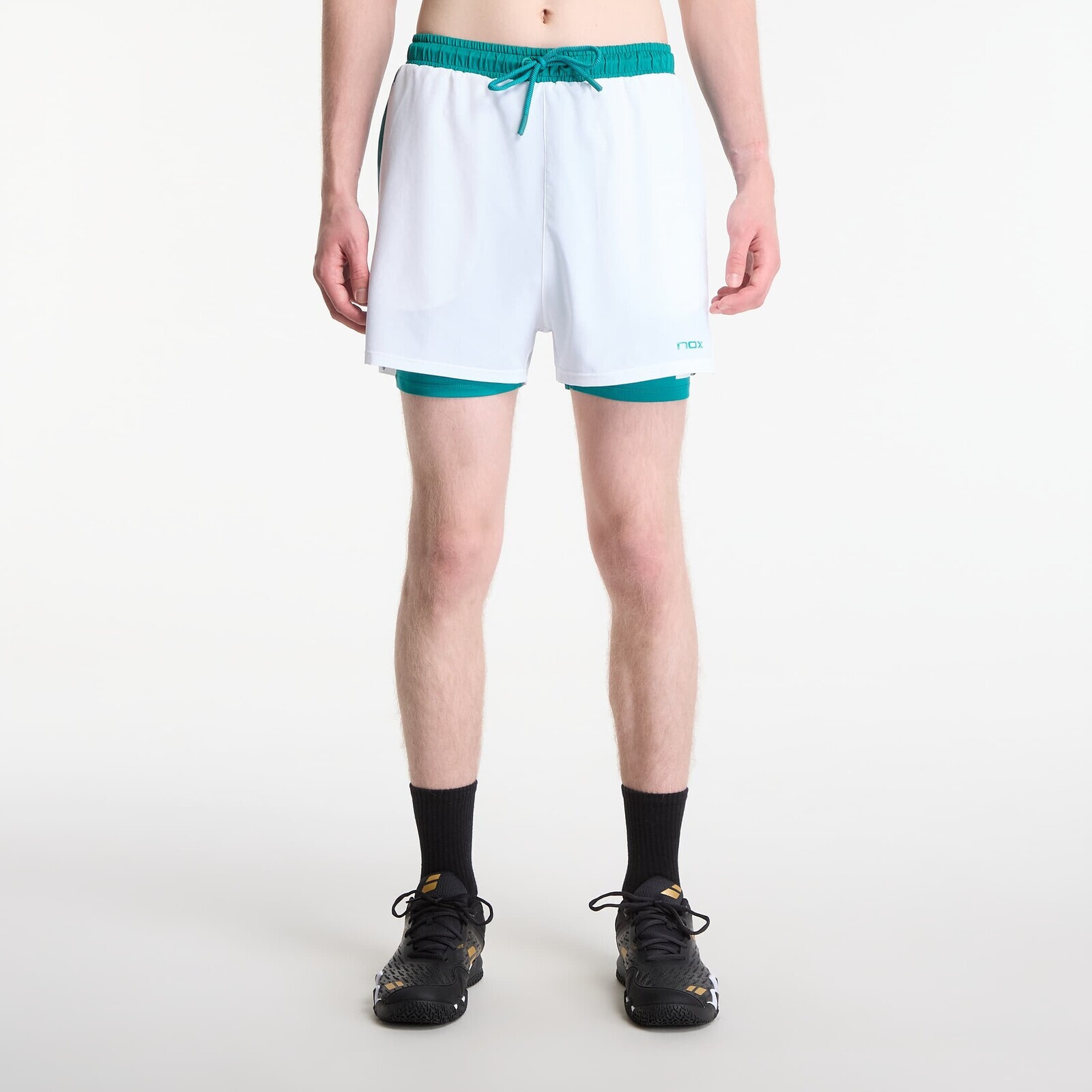 Šortky Nox Pro Shorts White/ Ivy Green S
