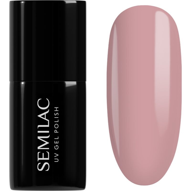 Semilac UV Hybrid Naked Nails gélový lak na nechty odtieň 586 Dirty Rose Nude 7 ml
