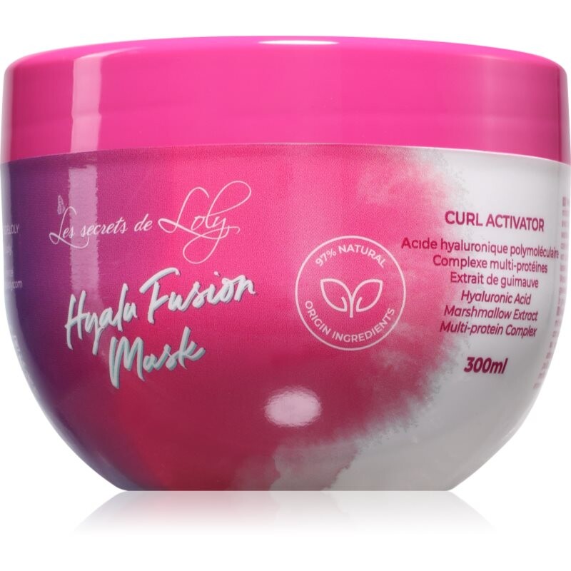 Les Secrets De Loly Hyalu Fusion Mask maska na vlasy na aktiváciu kučier 300 ml
