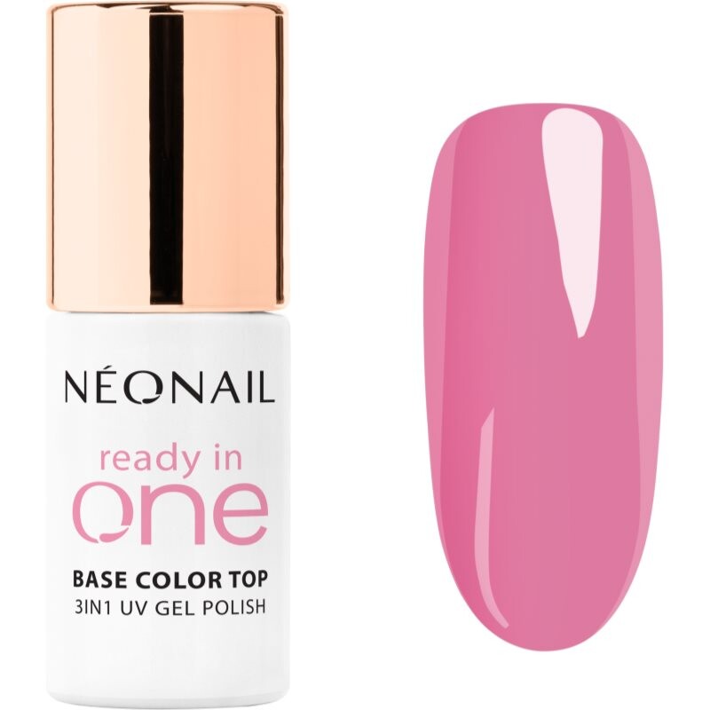 NEONAIL Ready In One 3in1 UV Gel Polish gélový lak na nechty s diamantovým práškom odtieň 10 One Pink Spark 7.2 ml