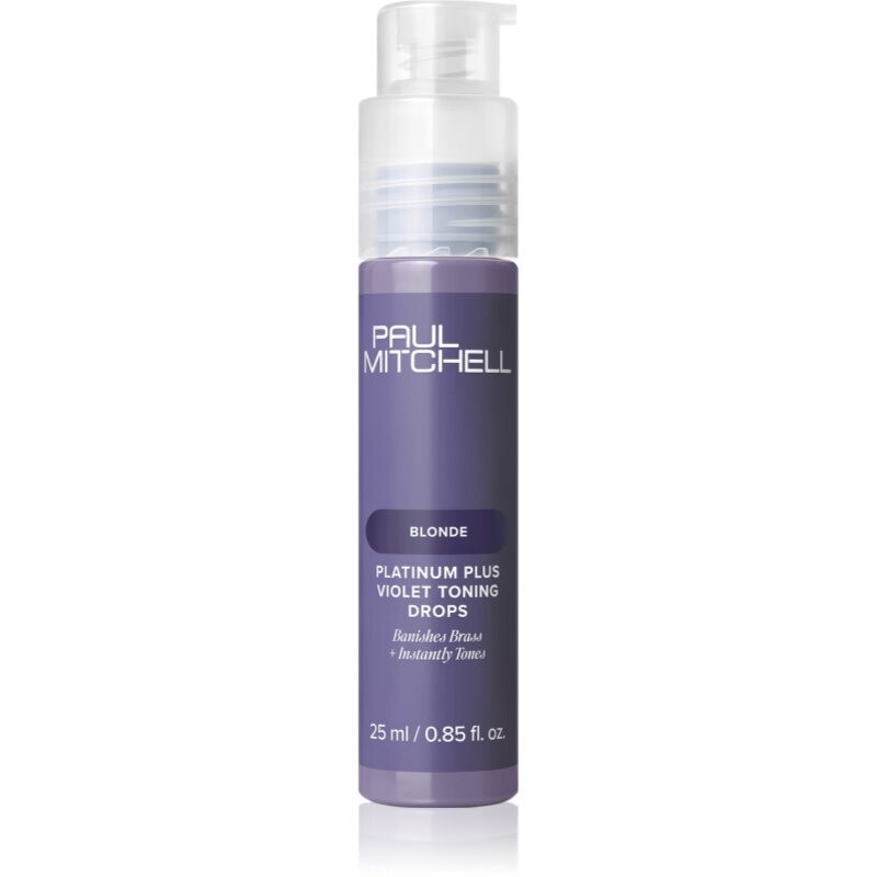 Paul Mitchell Platinum Plus Violet Toning Drops kvapky neutralizujúci žlté tóny 25 ml