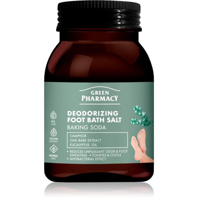 Green Pharmacy Foot Care Deodorizing Foot Bath Salt soľ do kúpeľa na nohy 400 g
