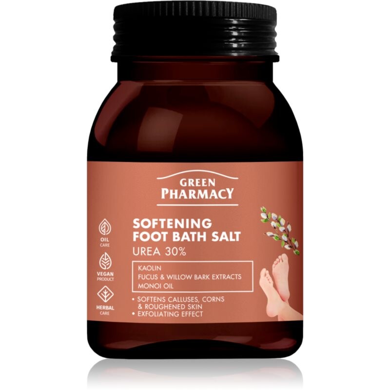 Green Pharmacy Foot Care Softening Foot Bath Salt soľ do kúpeľa na nohy 400 ml
