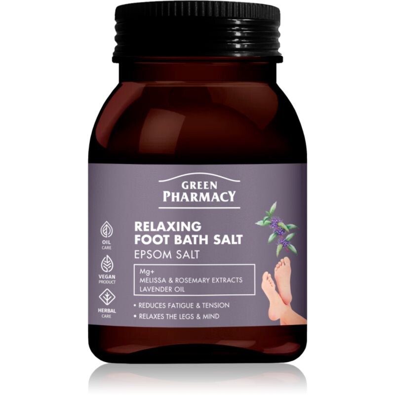 Green Pharmacy Foot Care Relaxing Foot Bath Salt relaxačná soľ do kúpeľa na nohy 400 g