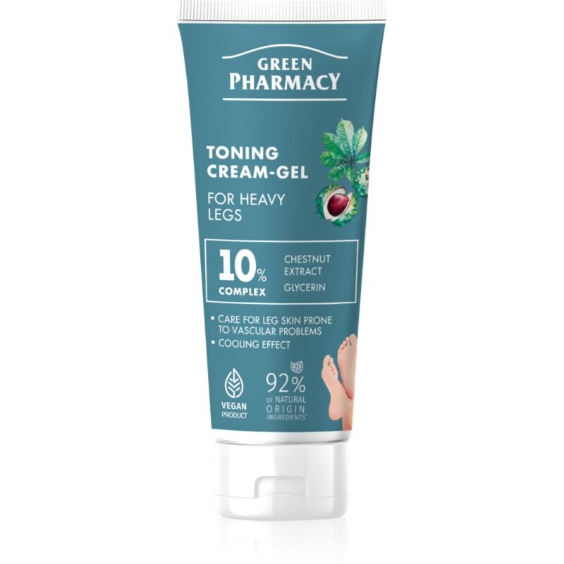 Green Pharmacy Foot Care Toning Foot Cream-Gel For Heavy Legs krém na nohy 75 ml