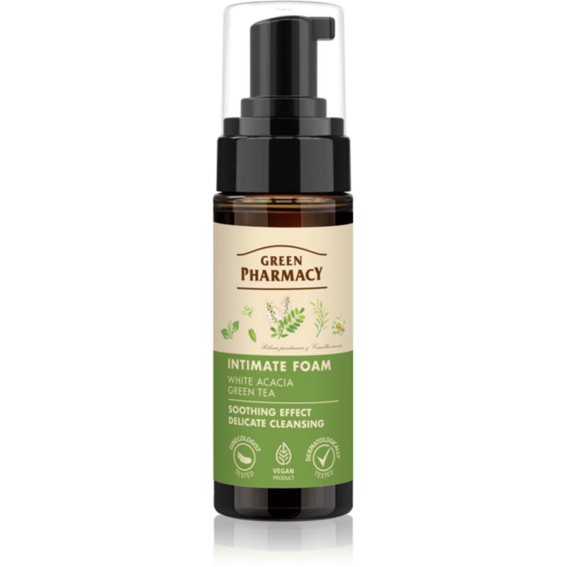 Green Pharmacy Acaccia & Tea intímna umývacia pena 150 ml