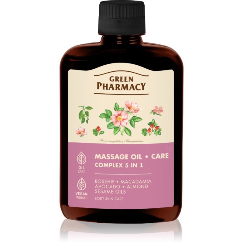 Green Pharmacy Complex 5in1 Massage Oil masážny olej 200 ml