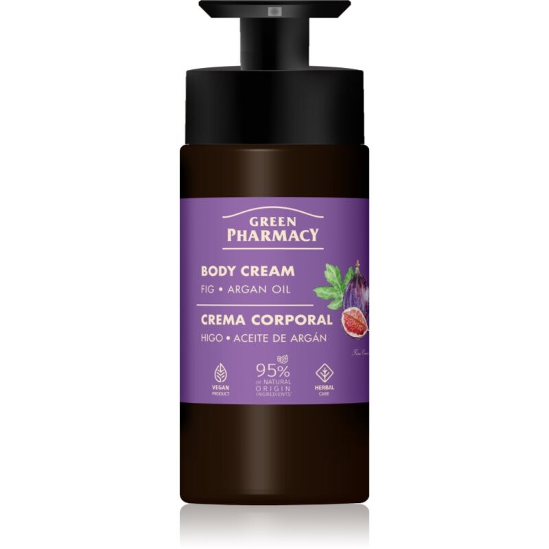 Green Pharmacy Fig & Argan Oil telový krém 739 ml