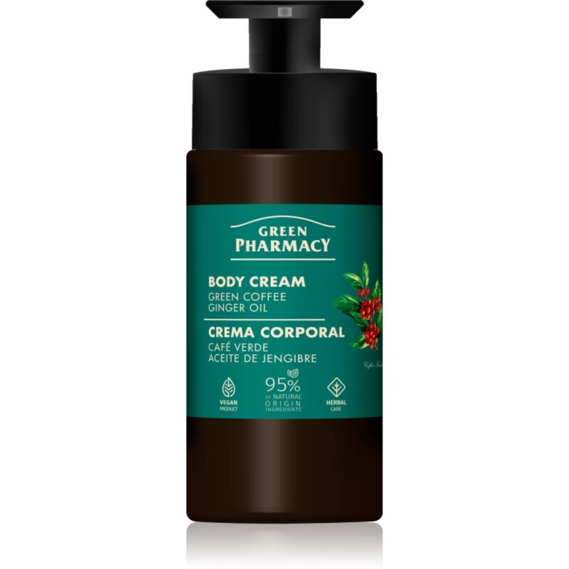 Green Pharmacy Green Coffee & Ginger Oil telový krém 739 ml