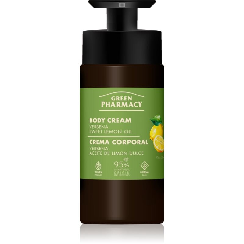 Green Pharmacy Verbena & Sweet Lemon Oil telový krém 739 ml