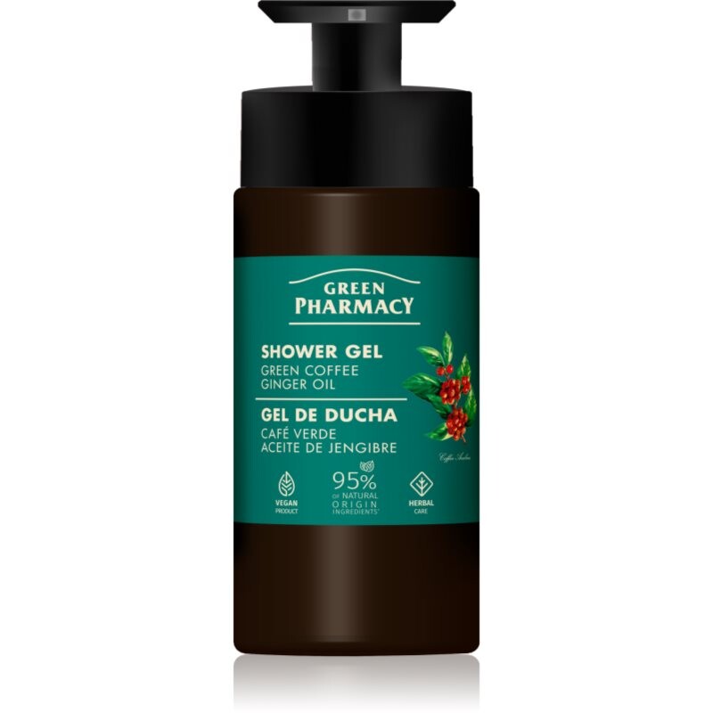 Green Pharmacy Green Coffee & Ginger Oil sprchový gél 739 ml