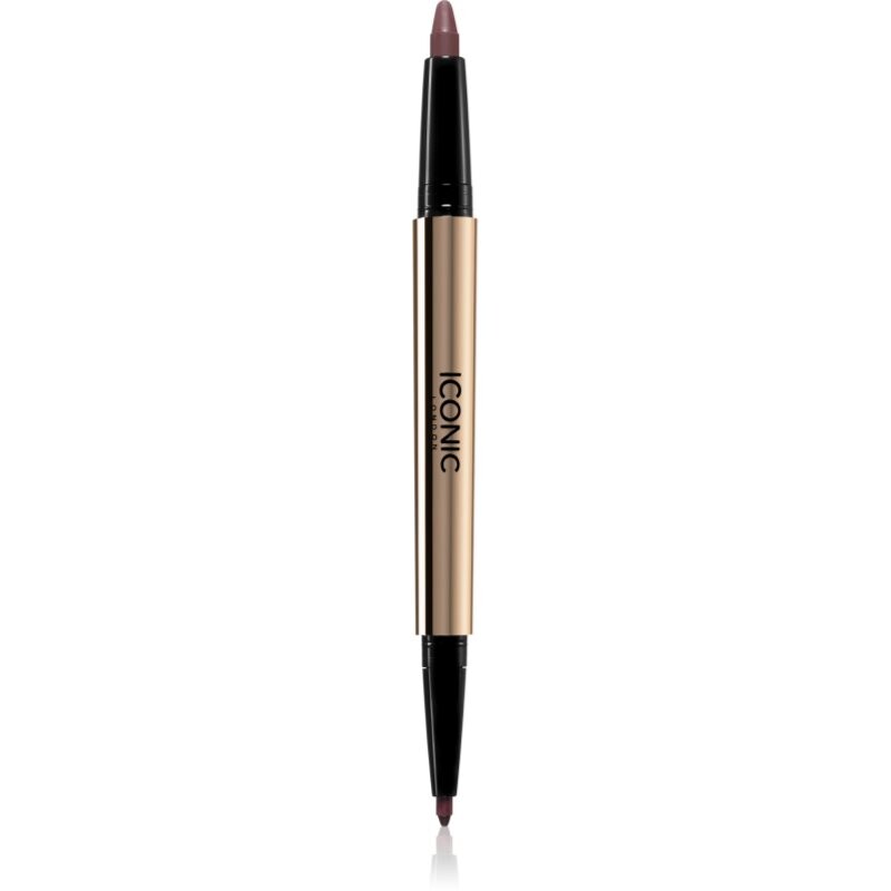 ICONIC London Smokey Eye Duo Kajal obojstranná ceruzka na oči odtieň Spiced Plum 0.85 g