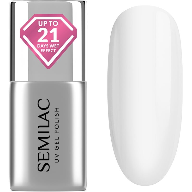 Semilac UV Gel Top Get Wet gélový vrchný lak na nechty 7 ml