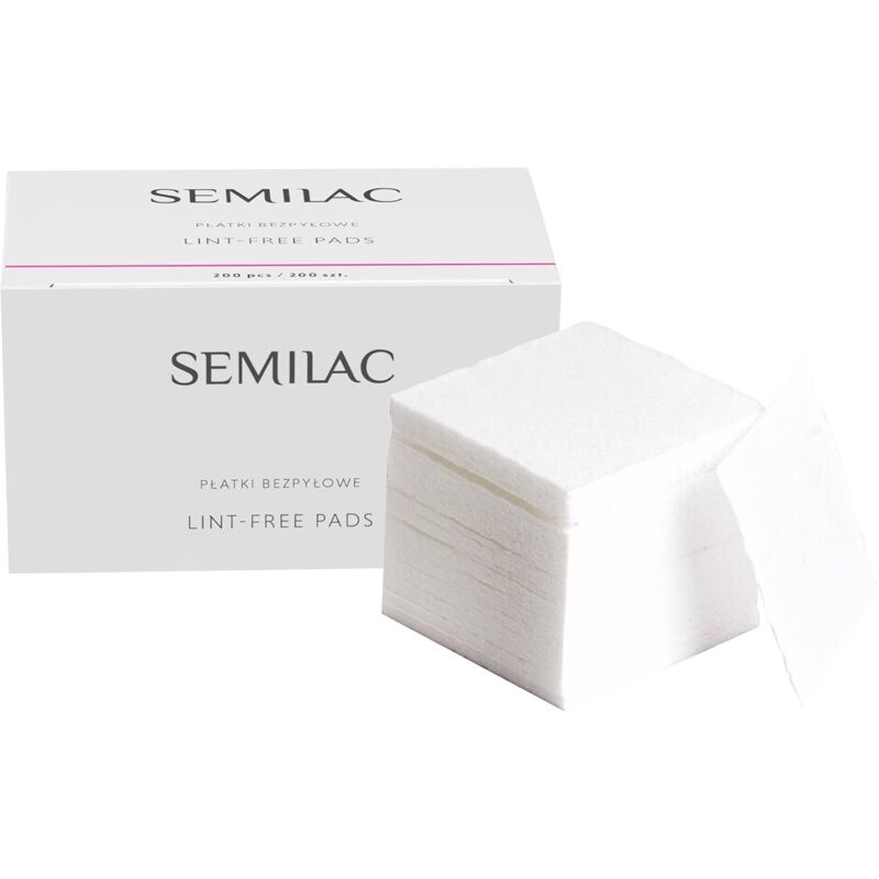 Semilac Lint-Free Pads čistiace tampóny na nechty 200 ks