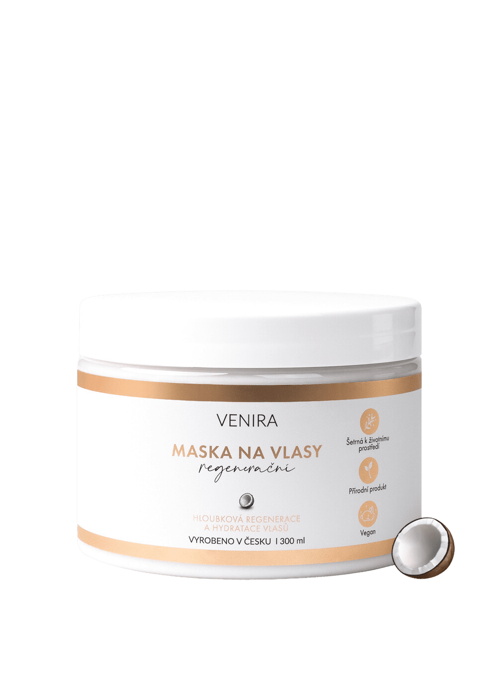 VENIRA Maska na vlasy regenerujúca kokosová 300 ml