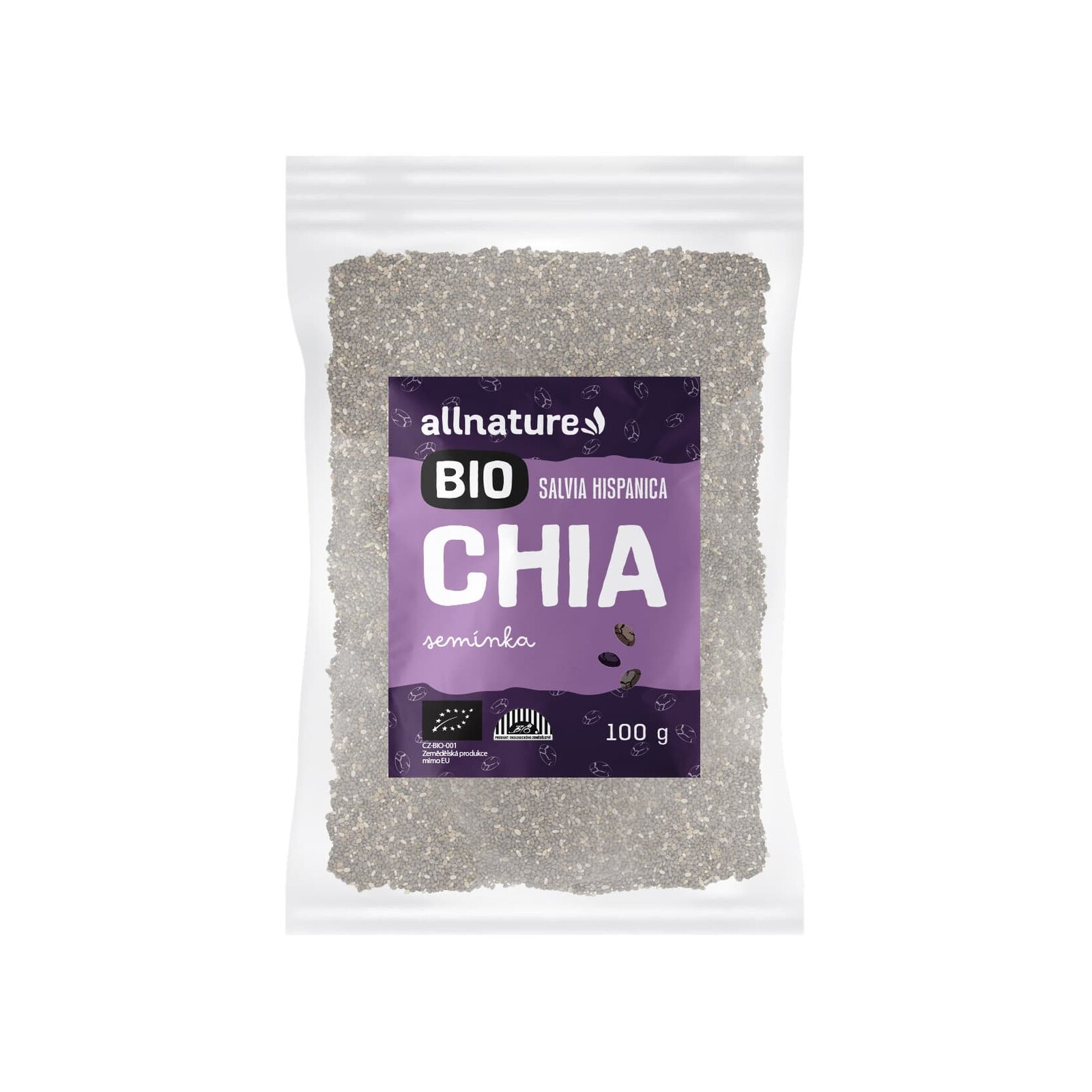 ALLNATURE Chia semienka  BIO 100 g