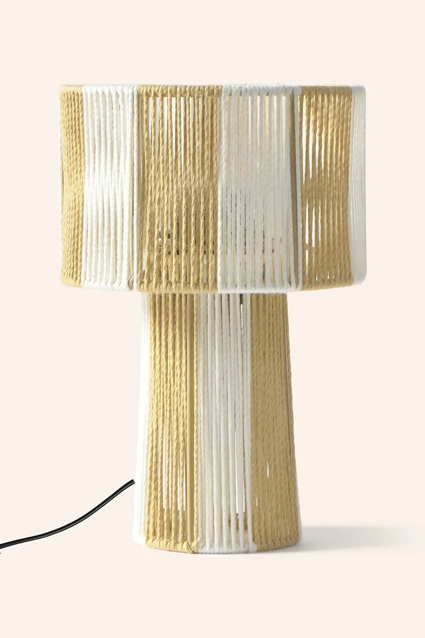 Calma House lampa stolná bavlnená 23 x 15 cm