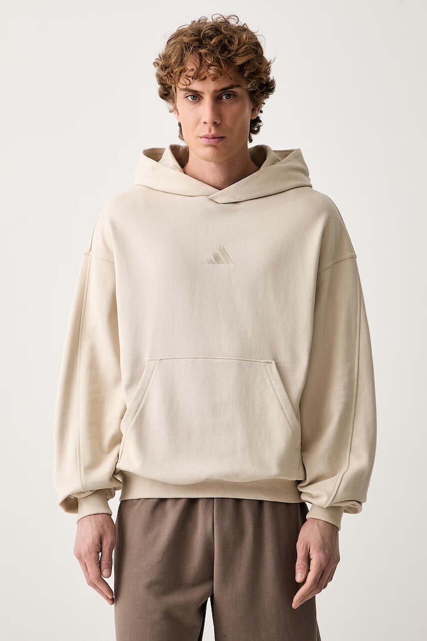 adidas mikina s kapucňou pánska bavlnená