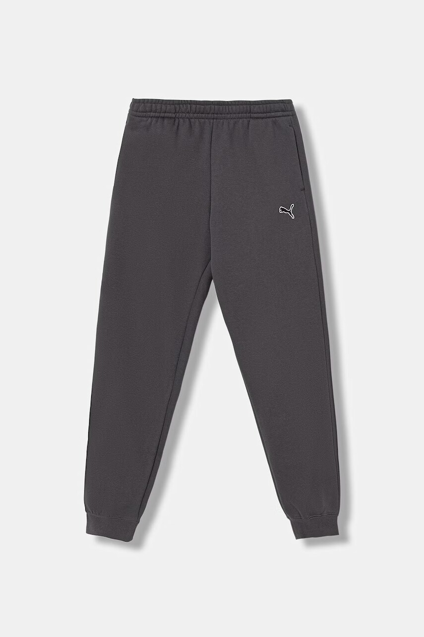 Puma teplákové nohavice detské s bavlnou ESS ELEVATED Sweatpants FL