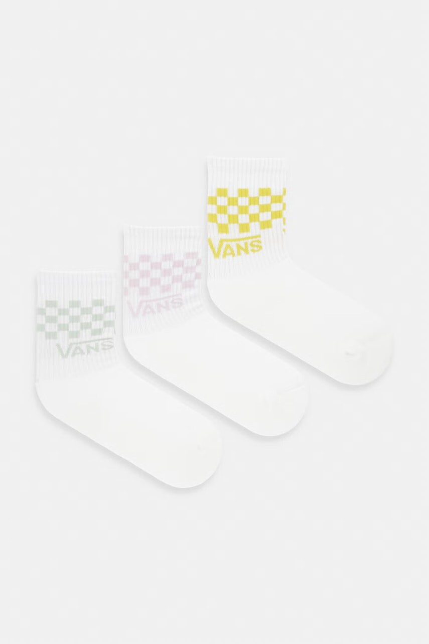 Vans ponožky detské Classic Check Crew 3-pak