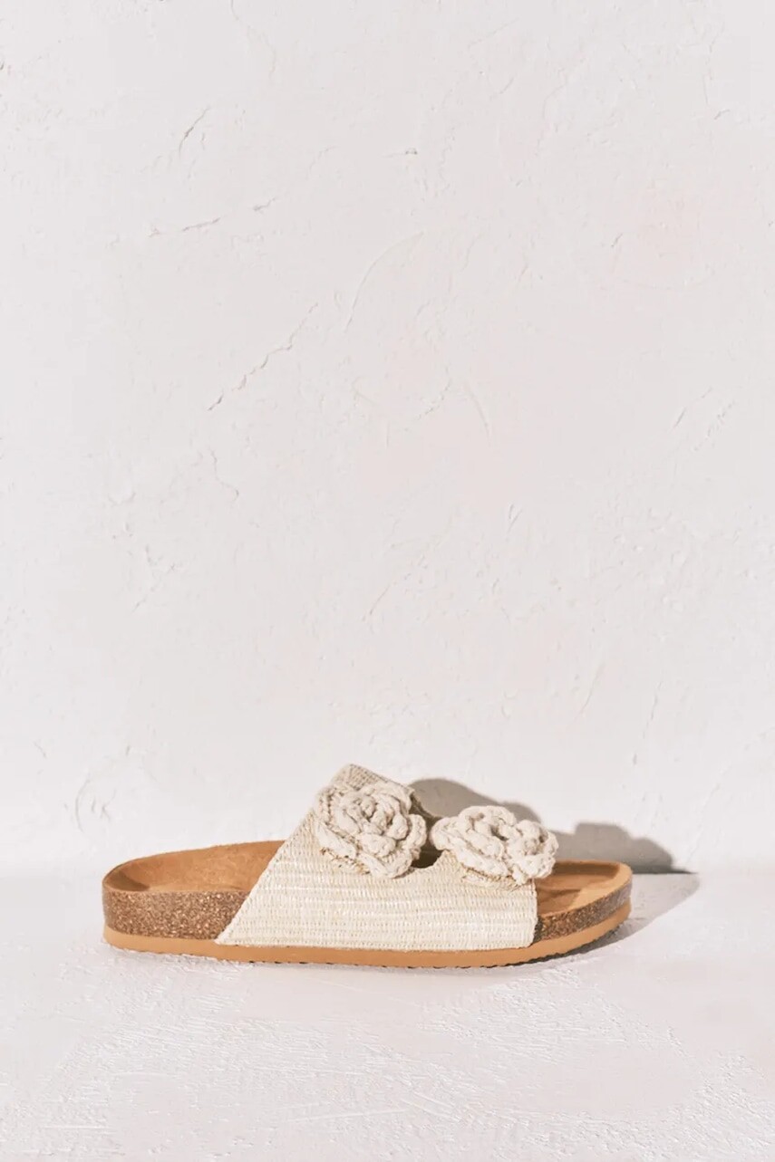 women'secret šľapky dámske MMT FLOWER BIO GREEN