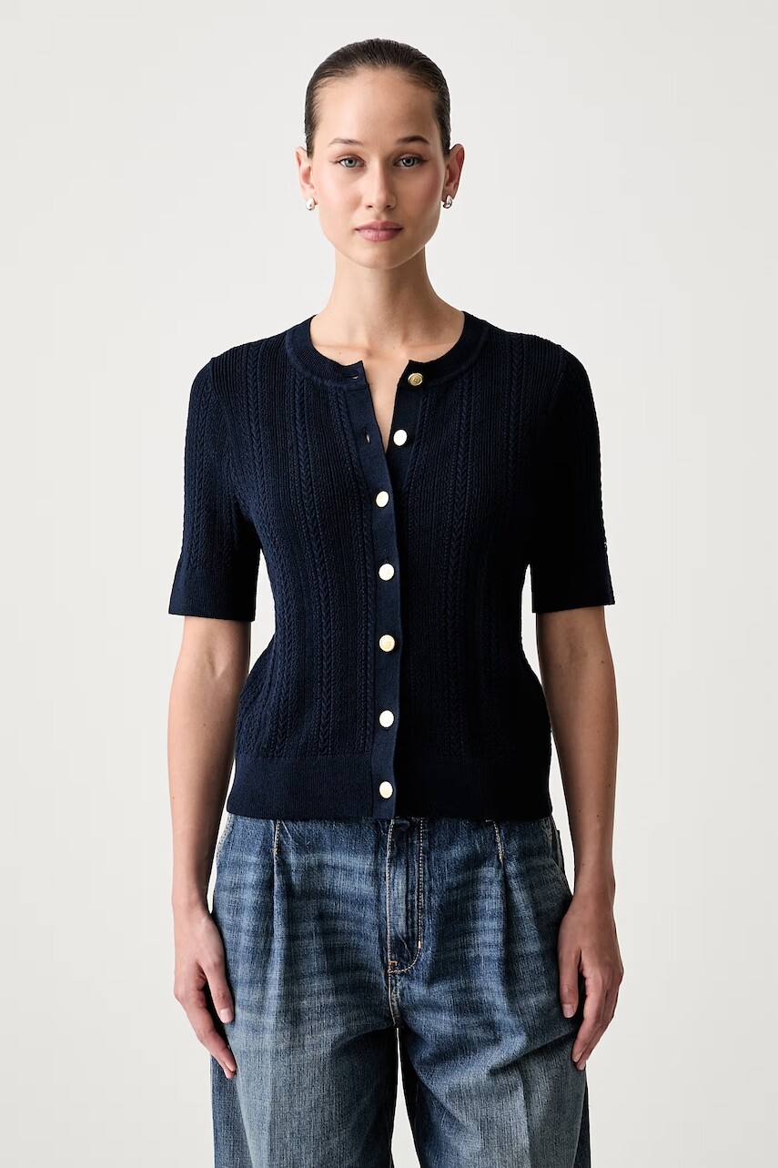 Tommy Hilfiger kardigán dámsky s bavlnou